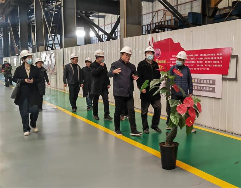 河南日報報業集團鄭州分社社長徐建勛一行蒞臨明泰鋁業調研非公黨建工作