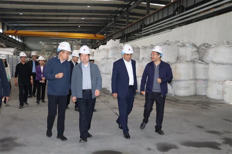 省人大環資委副主任吳忠華帶隊蒞臨明泰鋁業開展立法調研