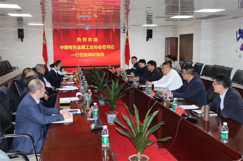 中國有色金屬工業協會黨委副書記范順科一行蒞臨明泰鋁業調研